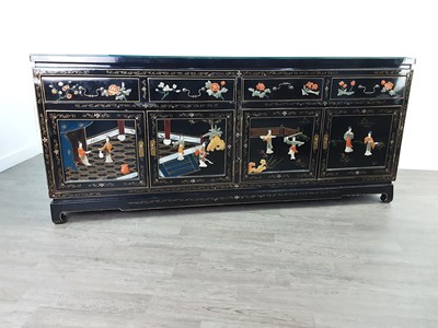 Lot 278 - A BLACK CHINESE SIDEBOARD