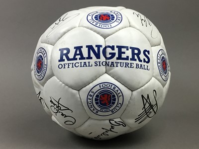 Lot 309 - A SIGNED RANGERS FOOTBALL