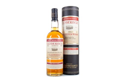 Lot 128 - GLENMORANGIE PORT WOOD FINISH