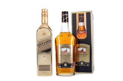 Lot 140 - JOHNNIE WALKER GOLD LABEL RESERVE AND FAMOUS GROUSE 12 YEAR OLD GOLD RESERVE