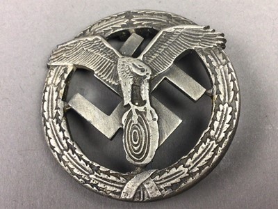 Lot 321 - SIX REPRODUCTION THIRD REICH BADGES ALONG WITH IRON CROSSES