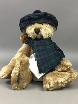 Lot 407 - A PAIR OF BLACKWATCH TEDDY BEARS