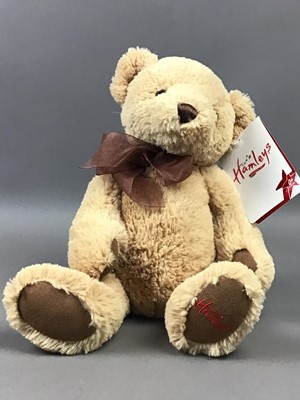 Lot 409 - A GROUP OF FIVE HAMLEYS TEDDY BEARS