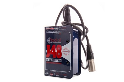Lot 702 - RADIAL J46 ACTIVE DIRECT BOX 48V PHANTOM POWERED