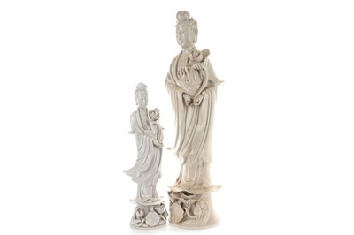 Lot 1121 - CHINESE BLANC DE CHINE GUANYIN