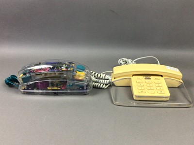 Lot 347 - A LOT OF THREE VINTAGE TELEPHONES