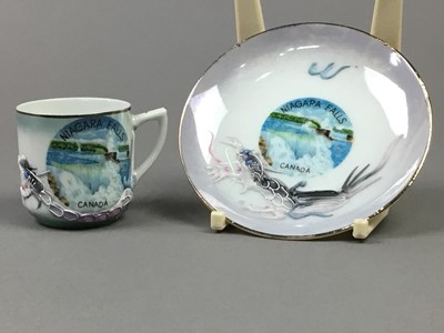 Lot 376 - TWO ROYAL ALBERT CUPS AND SAUCERS AND OTHER CERAMICS