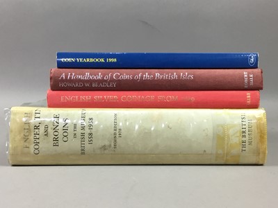 Lot 188 - A COLLECTION OF BOOKS INCLUDING 'ENGLISH COPPER, TIN AND BRONZE COINS'