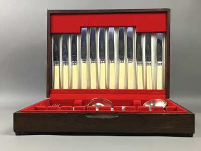 Lot 444 - A CANTEEN OF CUTLERY