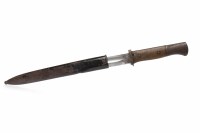 Lot 1212 - GERMAN WWII TYPE 3 BAYONET marked 'F. Herder A....