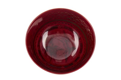 Lot 351 - BERNARD MOORE (BRITISH, 1850–1935), A FLAMBÉ BOWL