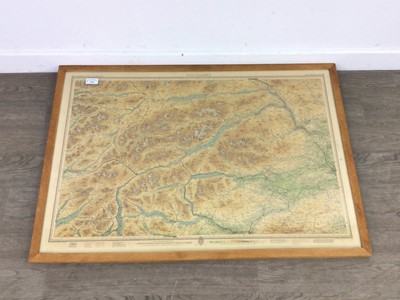 Lot 544 - A BARTHOLOMEW MAP OF PERTHSHIRE