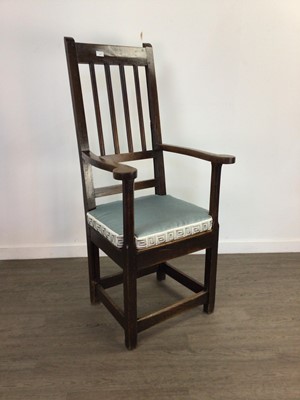 Lot 495 - A SCOTTISH VERNACULAR CHAIR AND A CAROLEAN CHAIR