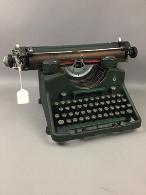 Lot 523 - A VINTAGE BAR-LOCK TYPEWRITER