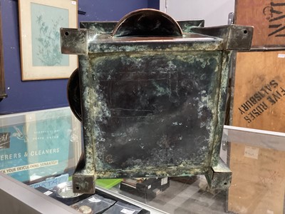 Lot 88 - AN ARTS & CRAFTS HAMMERED COPPER PLANTER