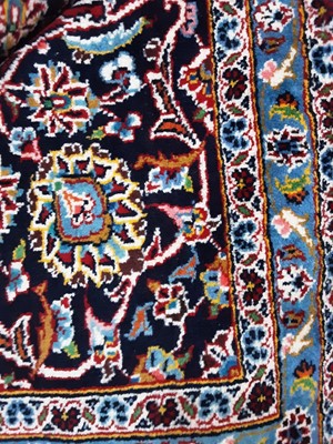 Lot 745A - A LARGE PERSIAN KASHAN RUG