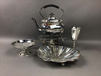 Lot 589 - A GROUP OF SILVER PLATED ITEMS