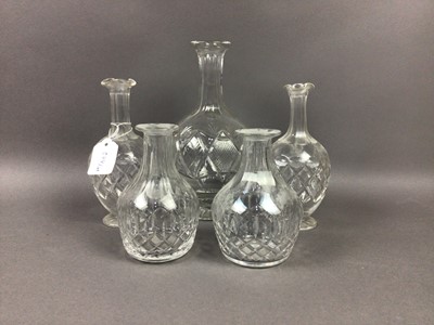 Lot 574 - A COLLECTION OF CRYSTAL AND CUT GLASS ITEMS