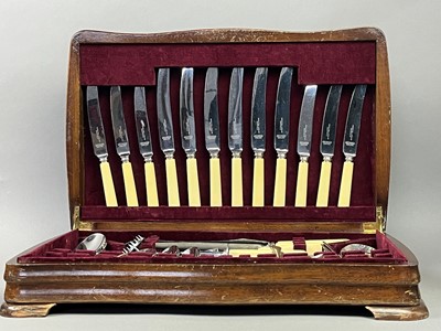 Lot 66 - A LOT OF PLATED CUTLERY