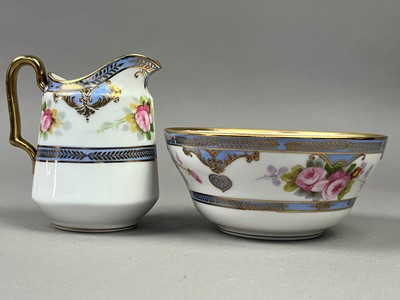 Lot 65 - A NORITAKE 'AUBERRY' PATTERN COFFEE SERVICE AND ANOTHER
