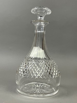 Lot 69 - A COLLECTION OF CRYSTAL AND CUT GLASS DECANTERS AND OTHER GLASS WARE