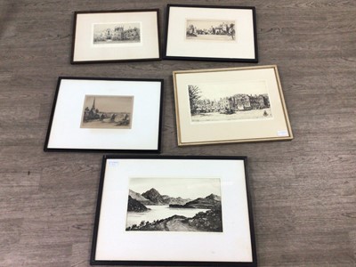 Lot 205 - A COLLECTION OF FRAMED ETCHINGS