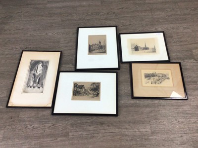 Lot 205 - A COLLECTION OF FRAMED ETCHINGS