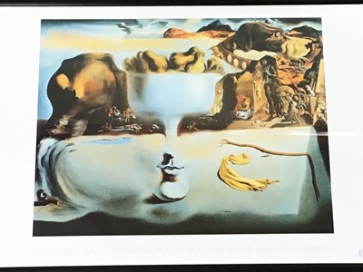 Lot 207 - TWO SALVADOR DALI PRINTS AND OTHER PRINTS