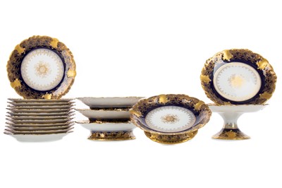 Lot 723 - A GDA LIMOGES PORCELAIN DESSERT SERVICE