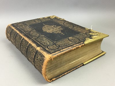 Lot 117 - A VICTORIAN FAMILY BIBLE