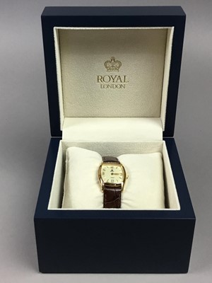 Lot 12 - A LADY'S NINE CARAT GOLD WATCH AND OTHERS