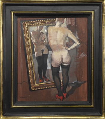 Lot 86 - MIRROR, MIRROR..., AN OIL BY ALEXANDRA GARDNER