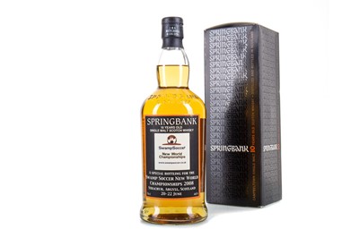 Lot 242 - SPRINGBANK 10 YEAR OLD SWAMP SOCCER NEW WORLD CHAMPIONSHIPS 2008