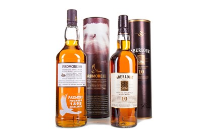 Lot 243 - ABERLOUR 10 YEAR OLD AND ARDMORE TRADITIONAL 1L