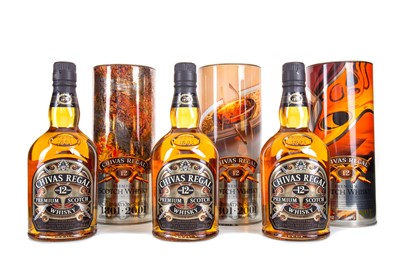 Lot 251 - 3 BOTTLES OF CHIVAS REGAL 12 YEAR OLD 200TH ANNIVERSARY