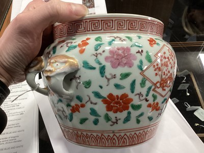 Lot 1129 - A LATE 19TH/EARLY 20TH CENTURY CHINESE JARDINIERE