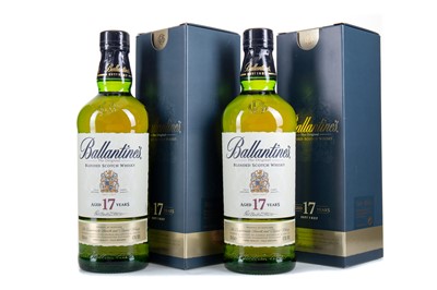 Lot 261 - 2 BOTTLES OF BALLANTINE'S 17 YEAR OLD