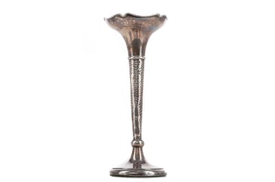 Lot 162 - A PAIR OF SILVER MOUNTED VASES AND A SILVER SOLIFLEUR