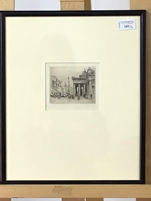 Lot 169 - TWO ETCHINGS OF EDINBURGH BY WILLIAM WALCOT