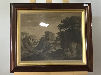 Lot 170 - TWO ENGRAVINGS AND AN OIL