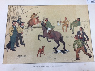 Lot 138 - A SET OF EIGHT HUNTING CARTOONS AFTER EDITH SOMERVILLE