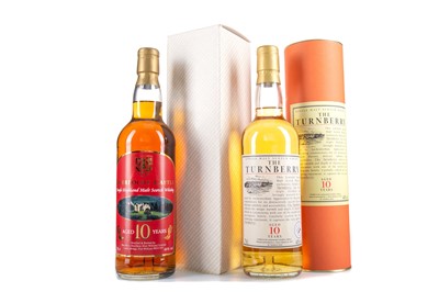 Lot 282 - BEN NEVIS INVERLOCHY CASTLE 10 YEAR OLD AND AUCHENTOSHAN THE TURNBERRY 10 YEAR OLD