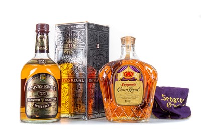 Lot 63 - CROWN ROYAL 1966 75CL AND CHIVAS REGAL 12 YEAR OLD 75CL