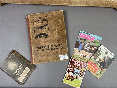 Lot 89 - A BALYNA SUPER SOCCER GAME, FOOTBALL BOOKS AND A GERMAN WARTIME PHRASE BOOK