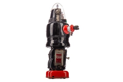 Lot 911 - A RARE JAPANESE 'ROBBY THE ROBOT' MECHANISED TOY ATTRIBUTED TO NOMURA