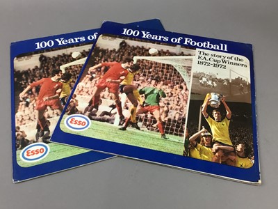Lot 355 - TWO ESSO COLLECTIONS - 100 YEARS OF FOOTBALL AND FOOTBALL PROGRAMMES