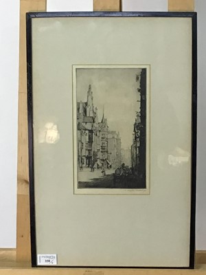 Lot 358 - FOUR LATE 19TH/EARLY 20TH CENTURY ETCHINGS