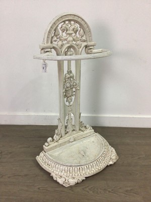 Lot 754 - A VICTORIAN CAST METAL STICK STAND