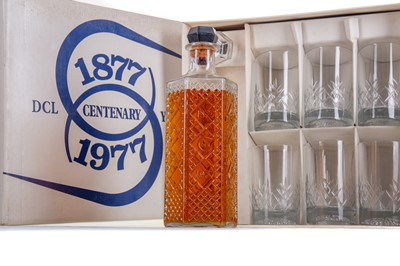 Lot 29 - DCL CENTENARY DECANTER AND GLASSES SET 1977