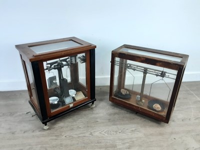 Lot 377 - TWO SET OF LABORATORY SCALES